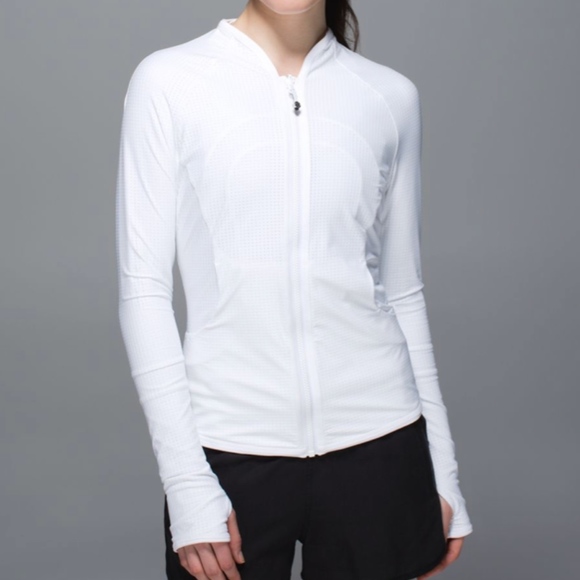 Lululemon White "Find Your Bliss" Jacket - Picture 3 of 6